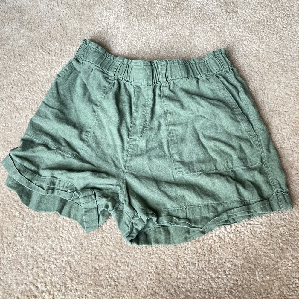 ⭐️3/$30⭐️Sanctuary Olive Green Linen Shorts